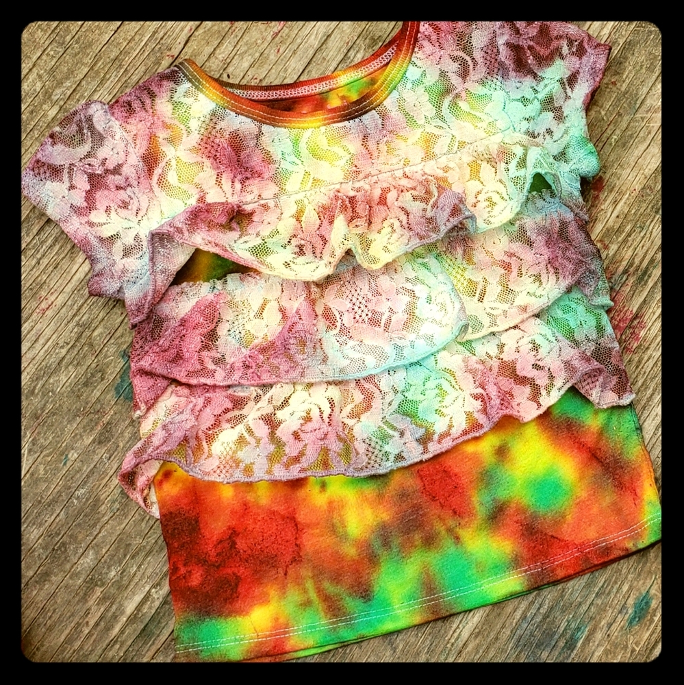 Girls Tie dye top